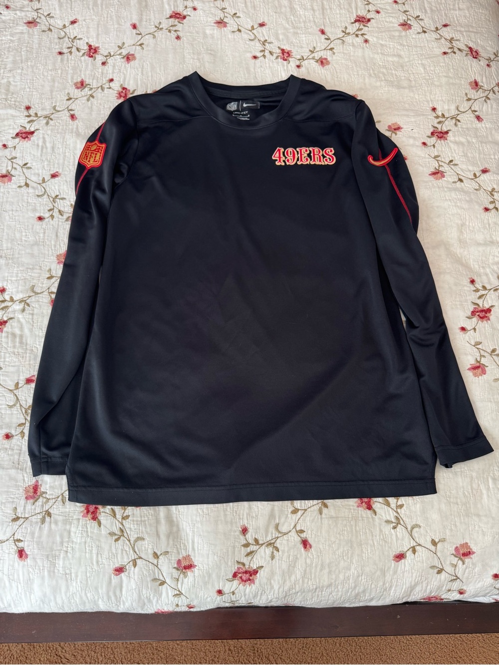49ers nike long sleeve medium